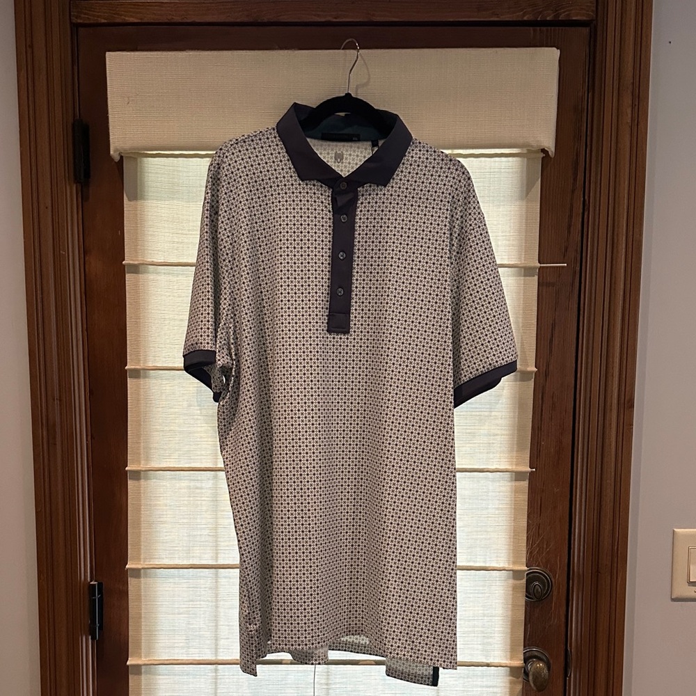 Greyson Black and Gray Polo Shirt